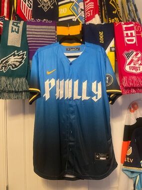 Philadelphia Phillies alternate City Connect Trea Turner jersey